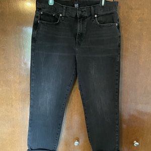 Gap Women’s Girlfriend Jeans Black size 10